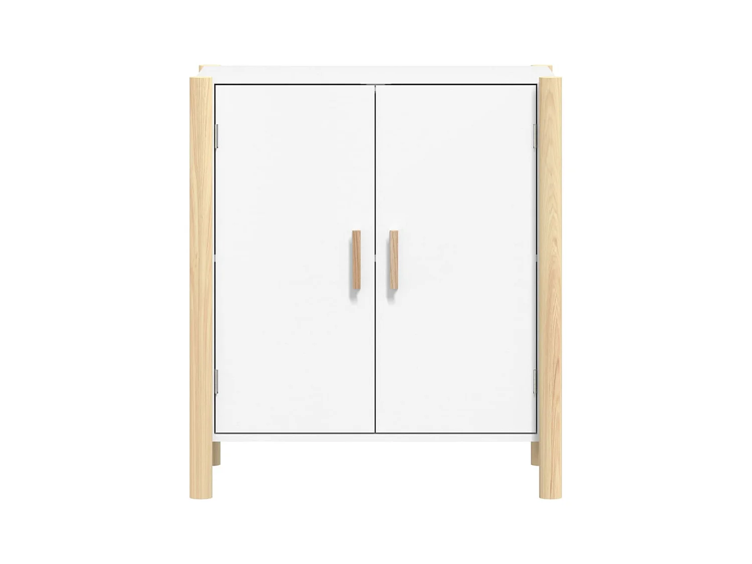 Buffet | Bahut | Meuble de rangement Blanc 62x38x70 cm Bois d'ingénierie