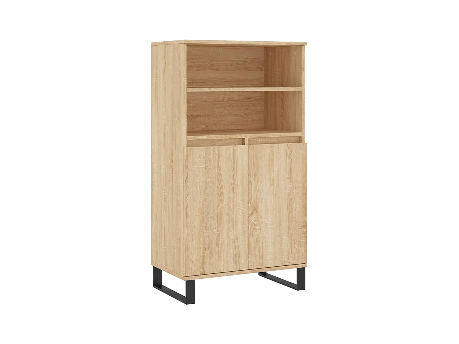 Buffet | Bahut | Meuble de rangement haut Chêne sonoma 60x36x110 cm Bois d'ingénierie