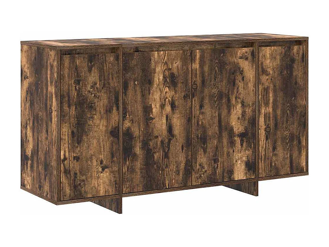 Buffet | Bahut | Meuble de rangement en Chêne Fumé Chêne Fumé Bois 135 x 41 x 75 cm Rangement