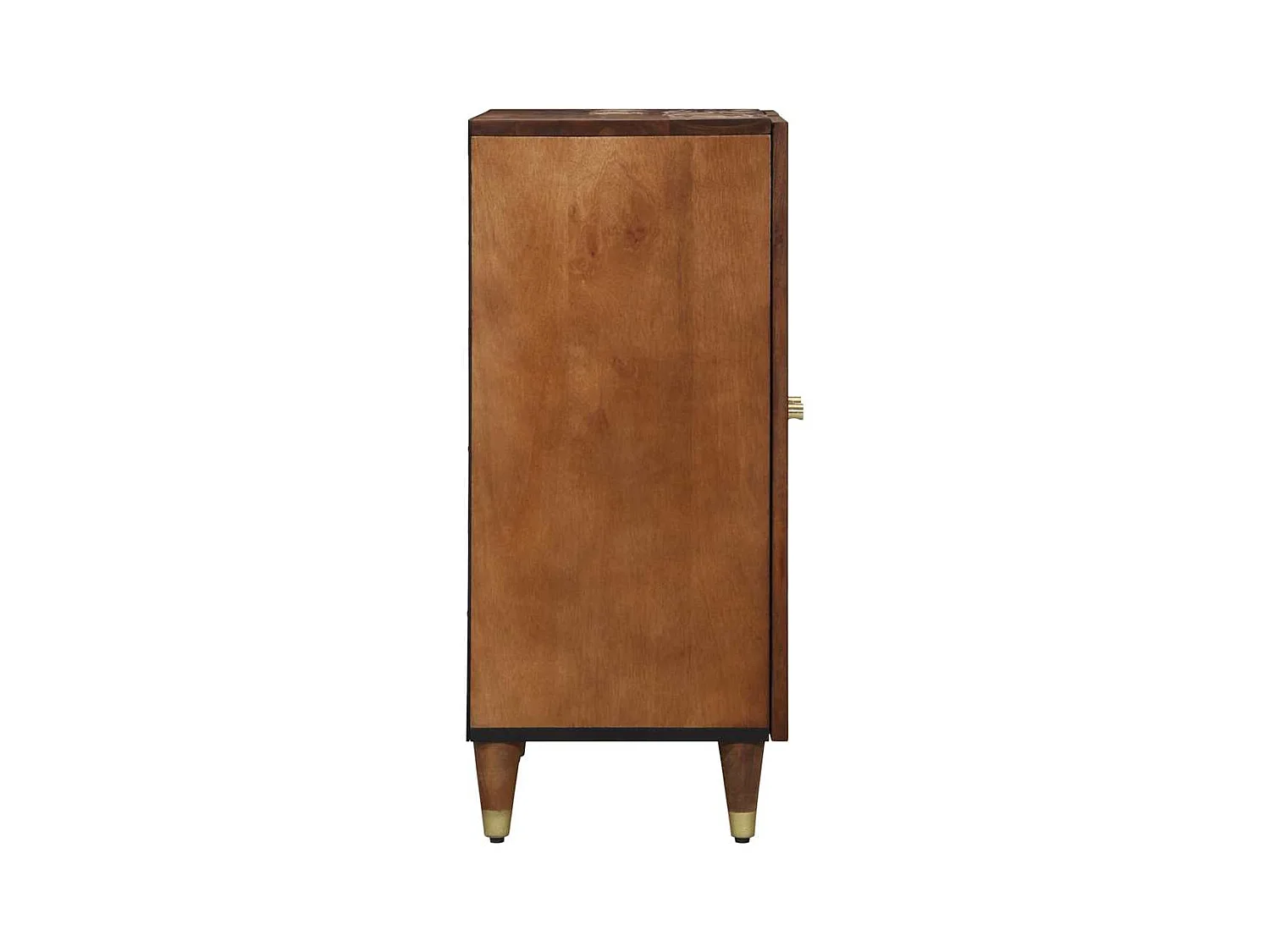 Buffets | Bahuts | Meuble de rangement 2 pcs Miel 60x33.5x75 cm Bois massif de mangue