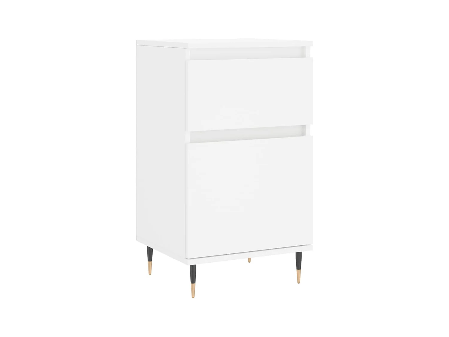 Buffets | Bahuts | Meuble de rangement 2 pcs blanc 40x35x70 cm bois d’ingénierie