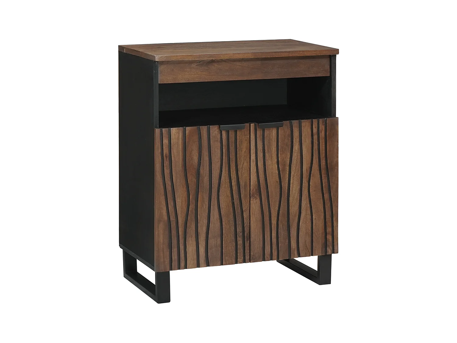 Buffet | Bahut | Meuble de rangement 60 x 33,5 x 75 cm en bois massif et reconstitué