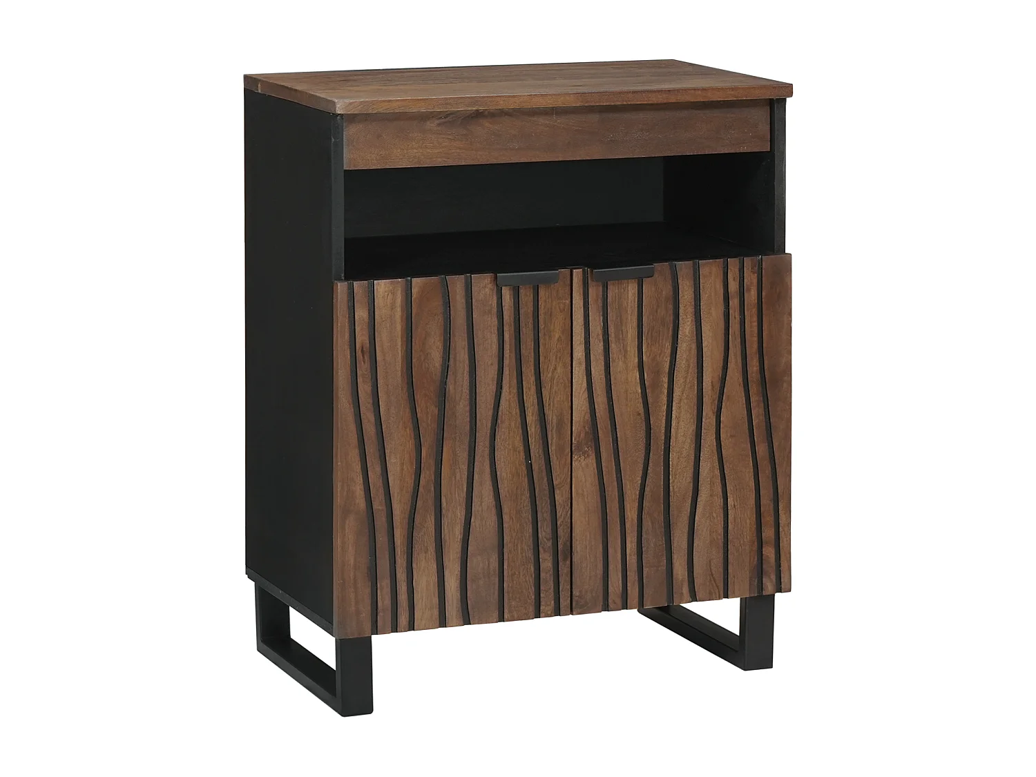 Buffet | Bahut | Meuble de rangement 60 x 33,5 x 75 cm en bois massif et reconstitué