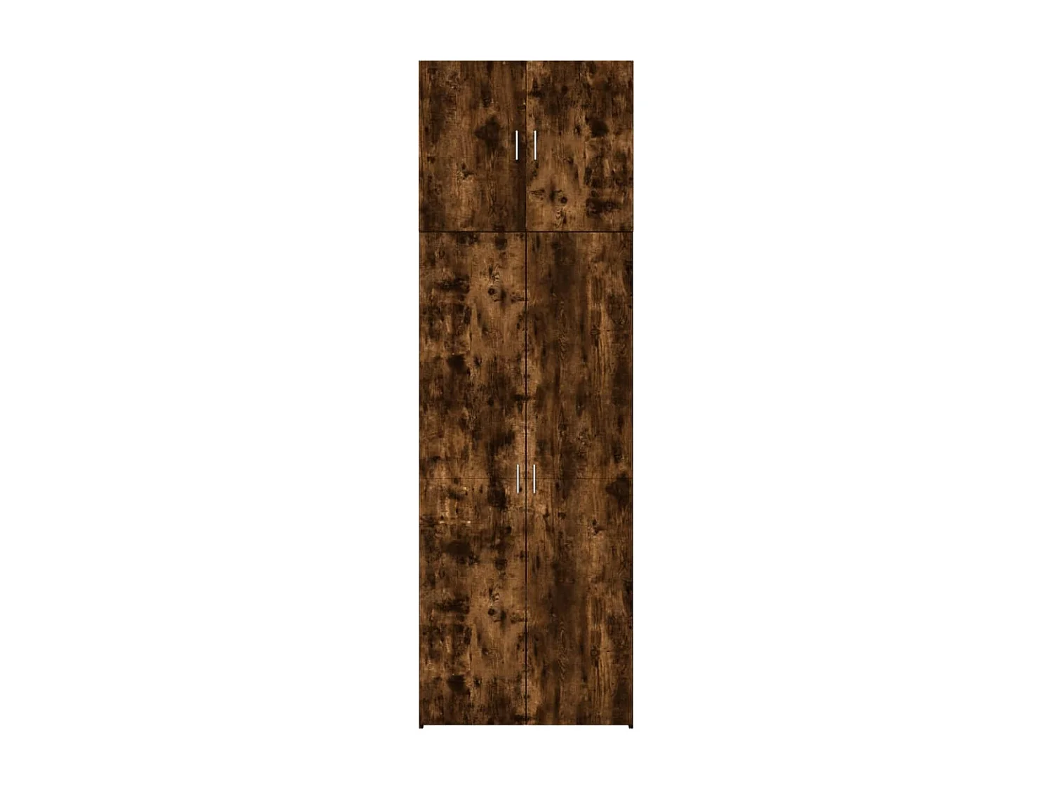 Buffet | Bahut | Meuble de rangement haut chêne fumé 80x42,5x249 cm bois d'ingénierie