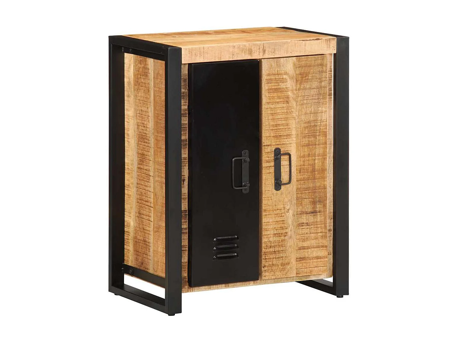 Buffet | Bahut | Meuble de rangement 55x35x70 cm bois de manguier brut massif