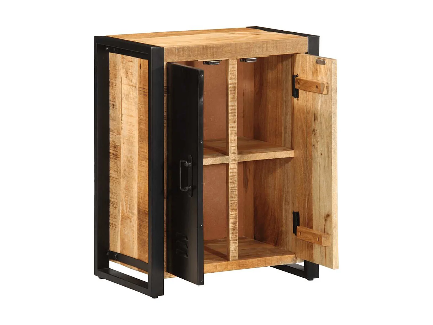 Buffet | Bahut | Meuble de rangement 55x35x70 cm bois de manguier brut massif