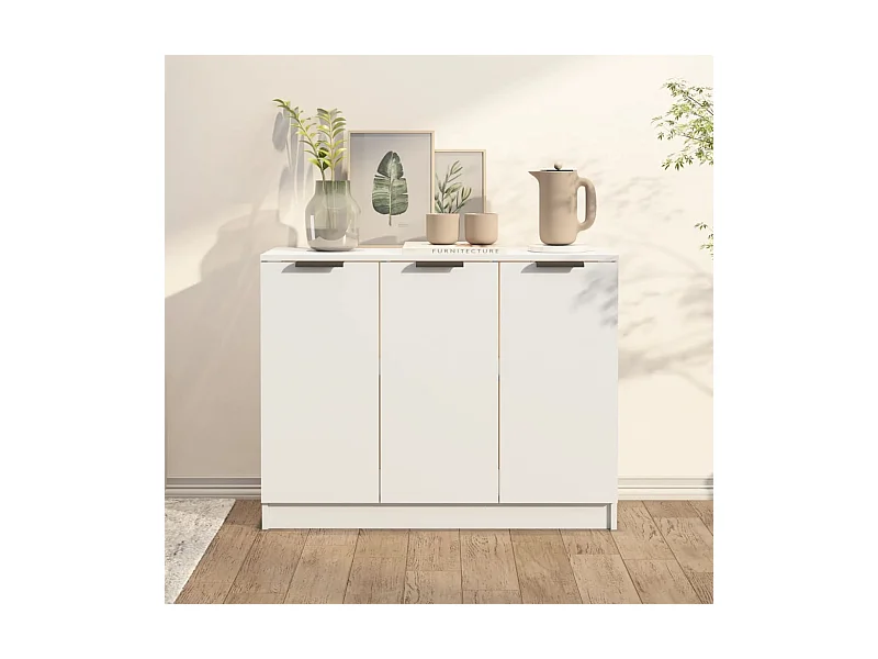 Buffet | Bahut | Meuble de rangement Blanc 90,5x30x70 cm Bois d'ingénierie