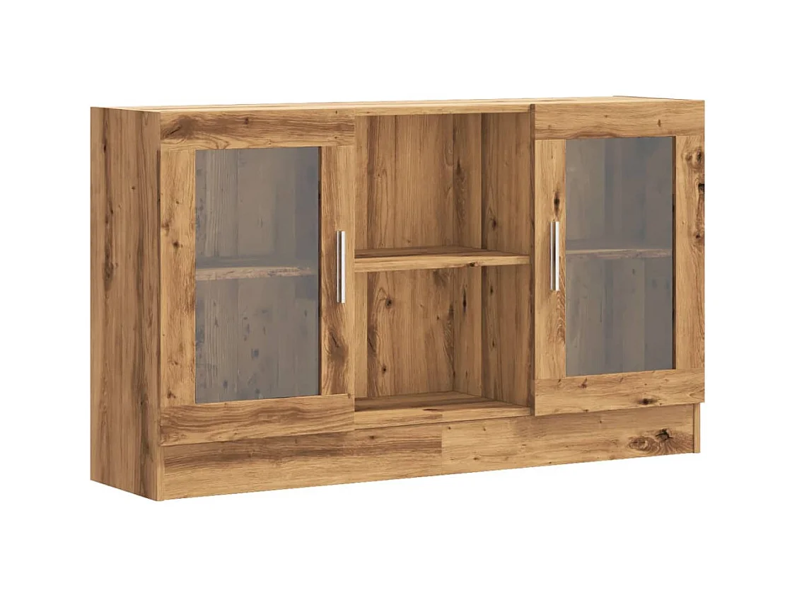 Credenza | Buffet | Armadio Rovere Artigianale 120x30,5x70 cm in Truciolato