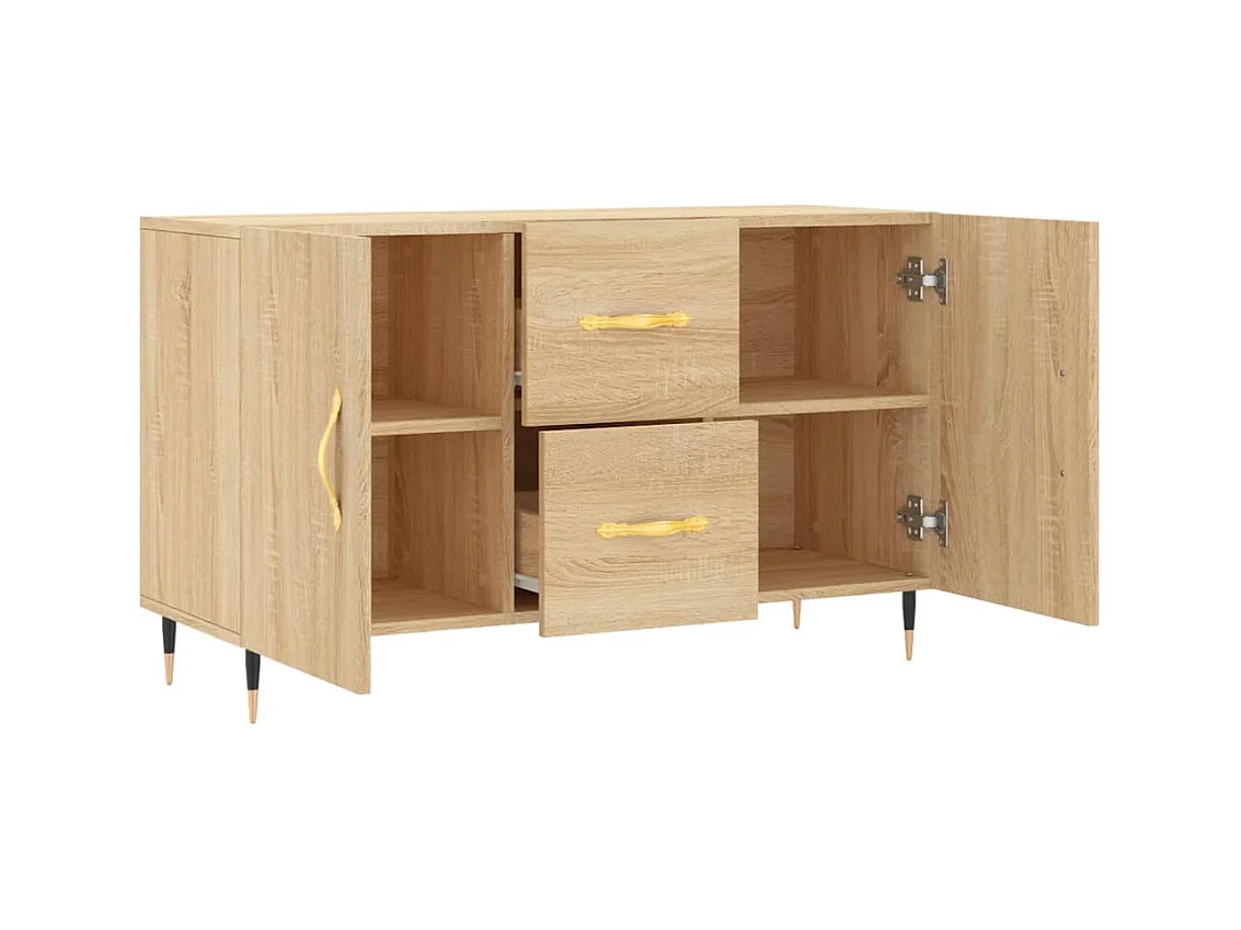 Buffet | Bahut | Meuble de rangement chêne sonoma 100x36x60 cm bois d'ingénierie
