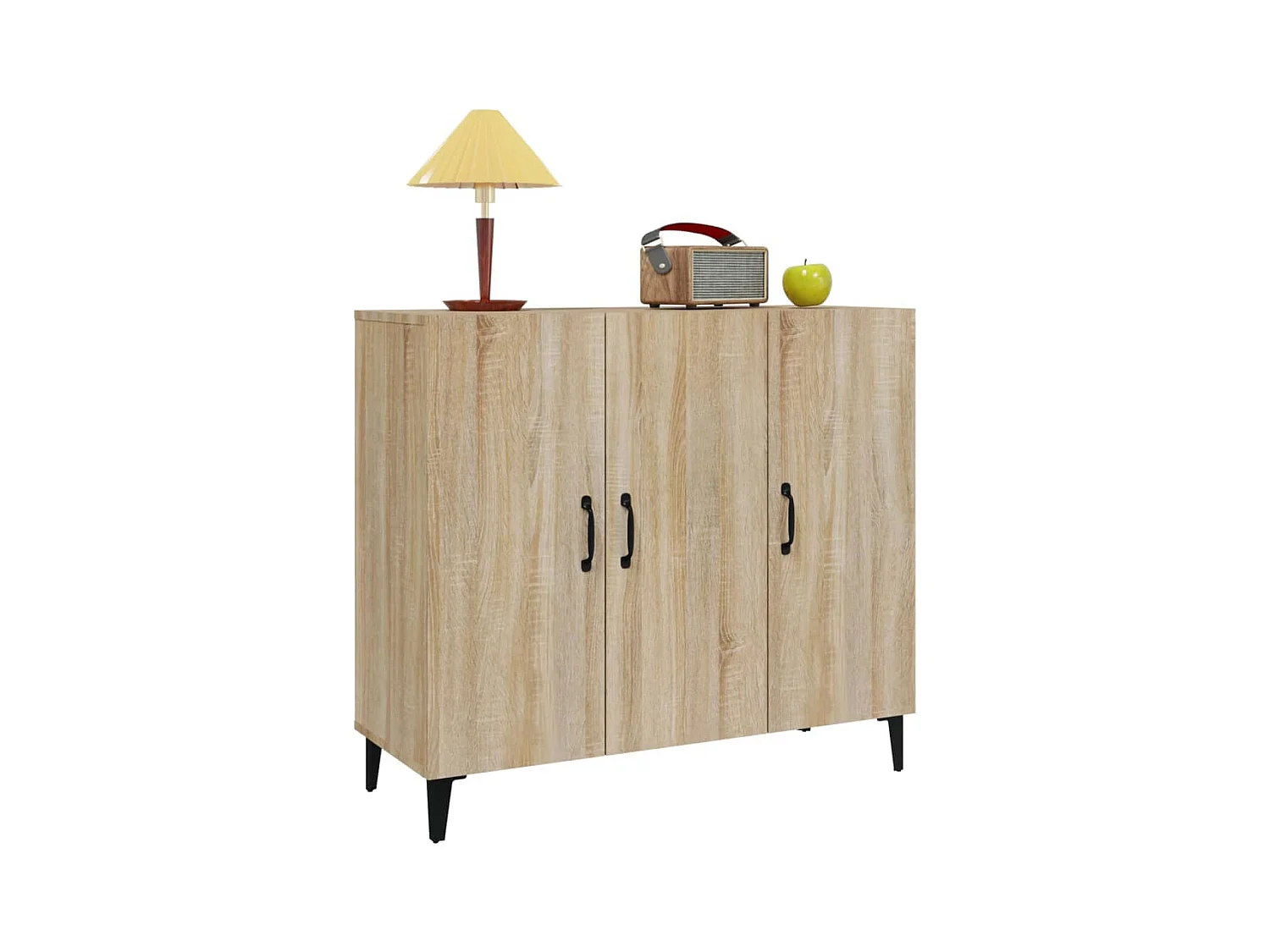 Credenza | Buffet | Armadio Rovere Sonoma 90x34x80 cm in Legno Multistrato