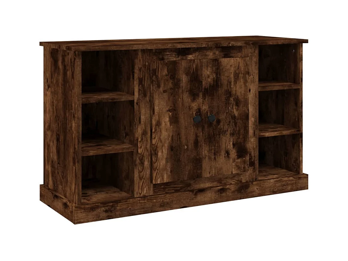 Credenza | Buffet | Armadio Rovere Fumo 100x35,5x60 cm in Legno Multistrato