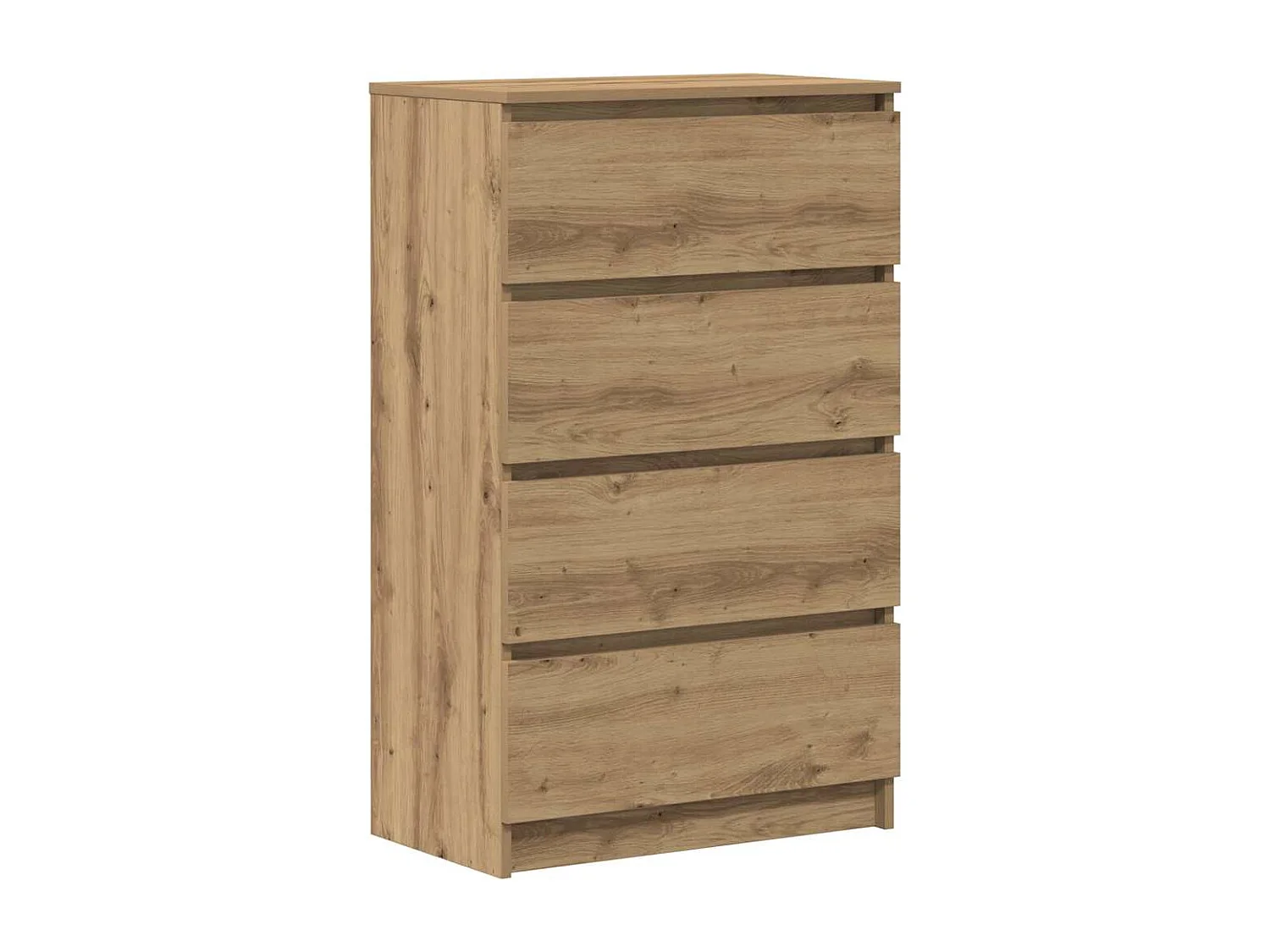 Buffet | Commode à tiroir | Meuble de rangement chêne artisanal 60x35x98,5 cm bois d'ingénierie