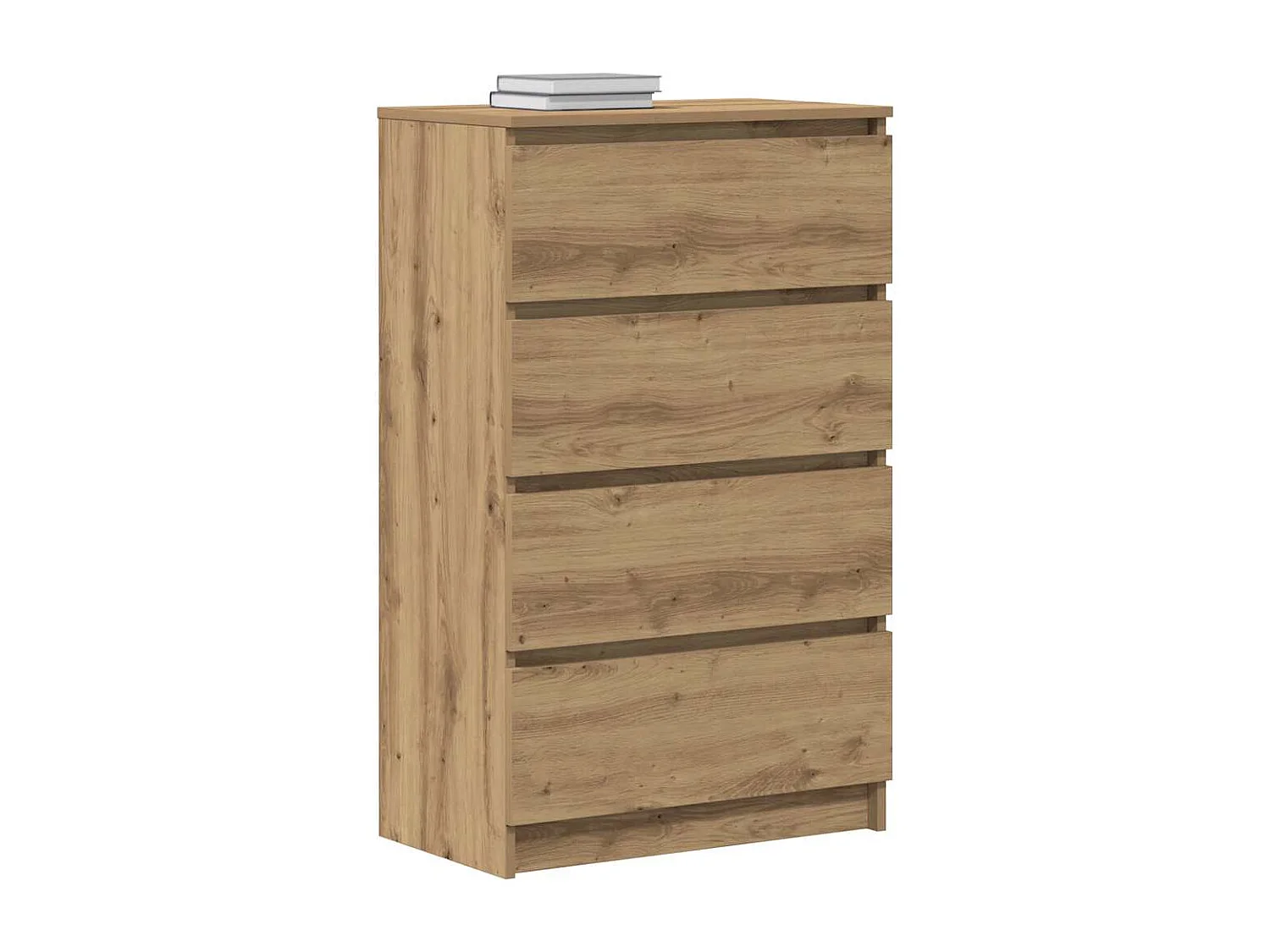 Buffet | Commode à tiroir | Meuble de rangement chêne artisanal 60x35x98,5 cm bois d'ingénierie