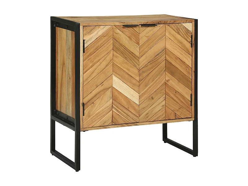 Buffet | Bahut | Meuble de rangement 70x35x75 cm Bois Massif d'Acacia