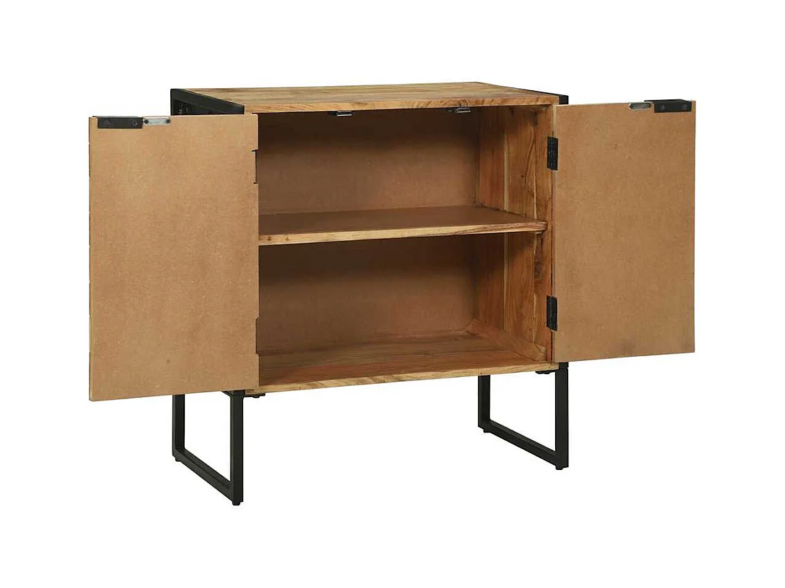 Buffet | Bahut | Meuble de rangement 70x35x75 cm Bois Massif d'Acacia