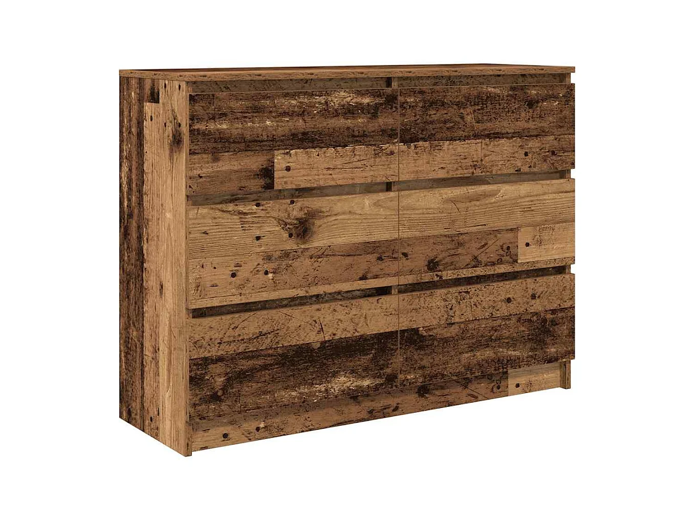 Buffet | Bahut | Meuble de rangement vieux bois 100x35x76 cm bois d'ingénierie