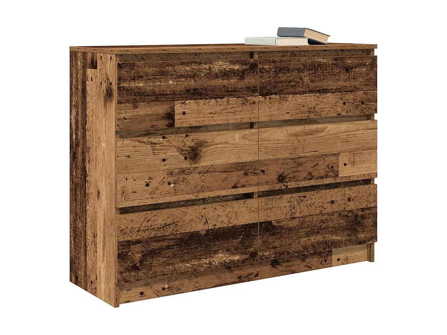Buffet | Bahut | Meuble de rangement vieux bois 100x35x76 cm bois d'ingénierie