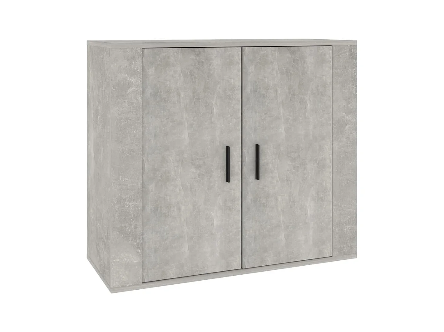 Credenza | Buffet | Armadio Grigio Cemento 80x33x70 cm in Legno Multistrato