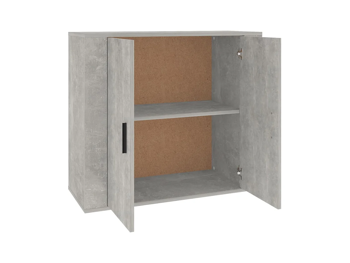 Credenza | Buffet | Armadio Grigio Cemento 80x33x70 cm in Legno Multistrato