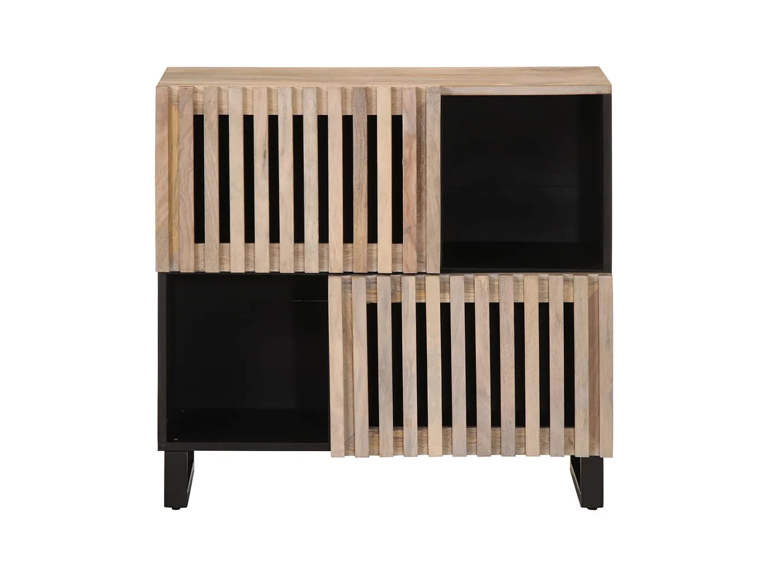 Buffet | Bahut | Meuble de rangement 80x34x75 cm Bois massif de manguier