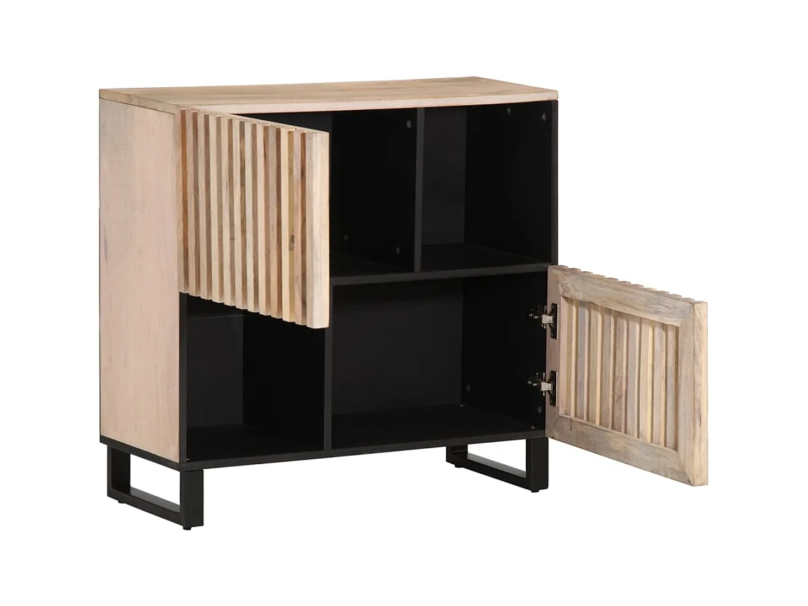 Buffet | Bahut | Meuble de rangement 80x34x75 cm Bois massif de manguier