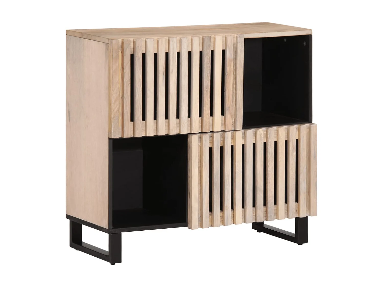 Buffet | Bahut | Meuble de rangement 80x34x75 cm Bois massif de manguier