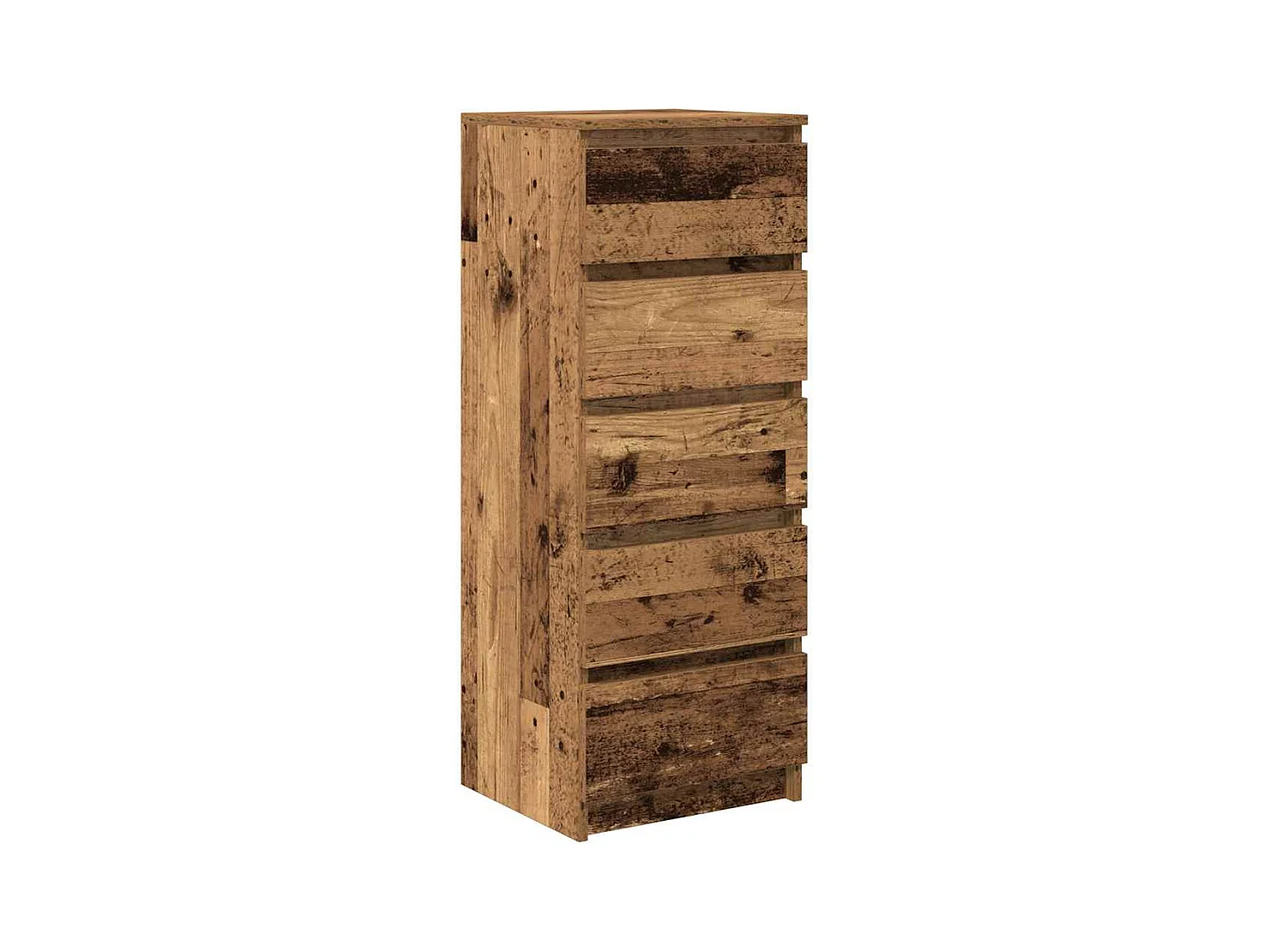 Buffet | Commode à tiroir | Meuble de rangement avec tiroirs vieux bois 37,5x35x99 cm bois d'ingénierie