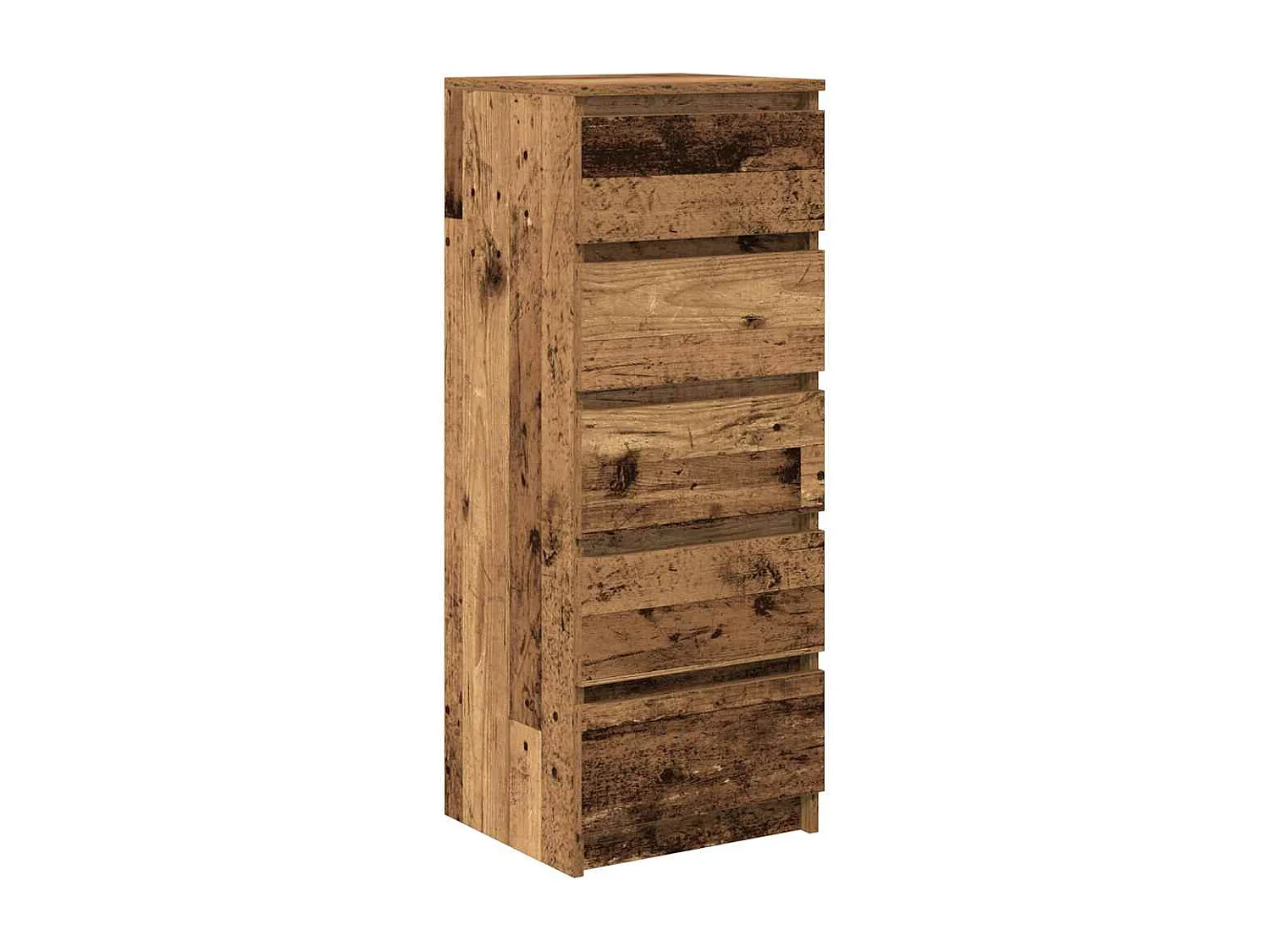 Buffet | Commode à tiroir | Meuble de rangement avec tiroirs vieux bois 37,5x35x99 cm bois d'ingénierie