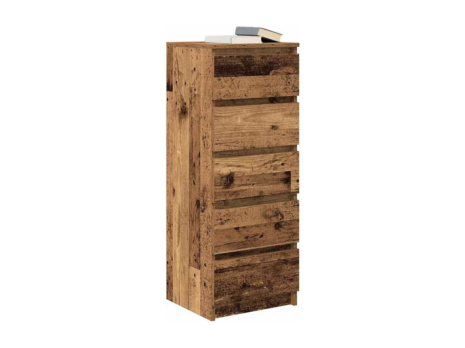 Buffet | Commode à tiroir | Meuble de rangement avec tiroirs vieux bois 37,5x35x99 cm bois d'ingénierie