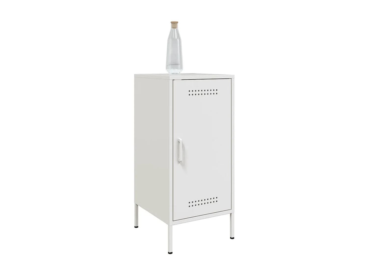 Credenza | Buffet | Armadio Bianca 36x39x79 cm in Acciaio