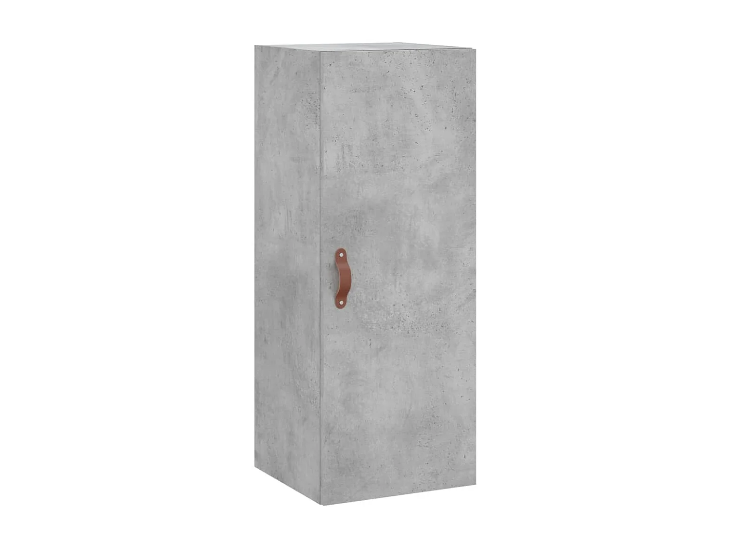 Buffet | Bahut | Meuble de rangement haut Gris béton 34,5x34x180 cm Bois d'ingénierie