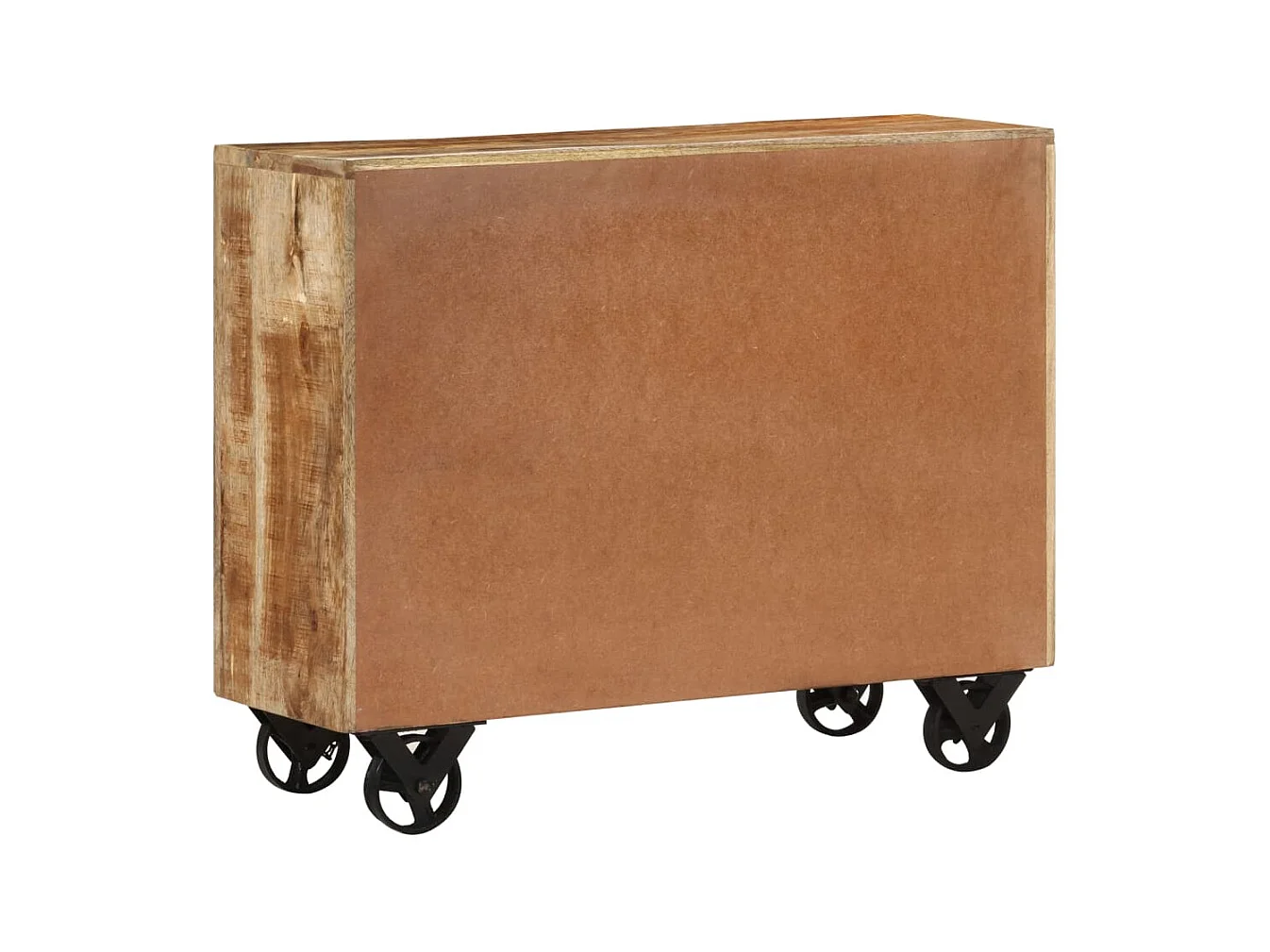 Buffet | Bahut | Meuble de rangement 80x30x65 cm bois de manguier brut massif