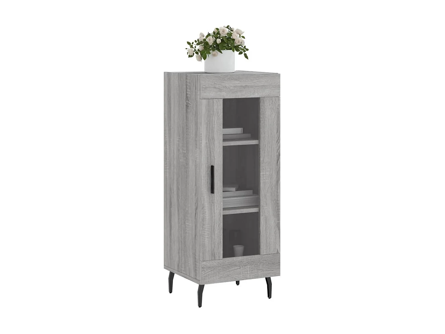 Buffet | Bahut | Meuble de rangement Sonoma gris 34,5x34x90 cm Bois d'ingénierie