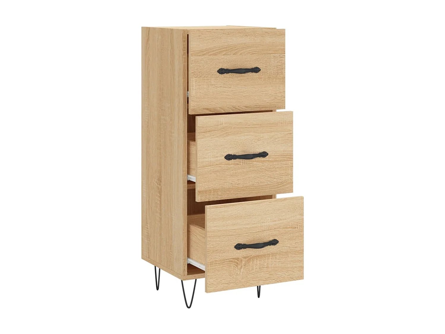 Buffet | Bahut | Meuble de rangement Chêne sonoma 34,5x34x90 cm Bois d'ingénierie