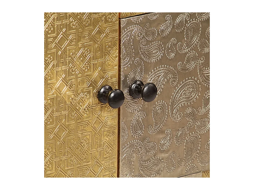 Credenza | Buffet | Armadio 80x30x75 cm in Legno Massello di Acacia