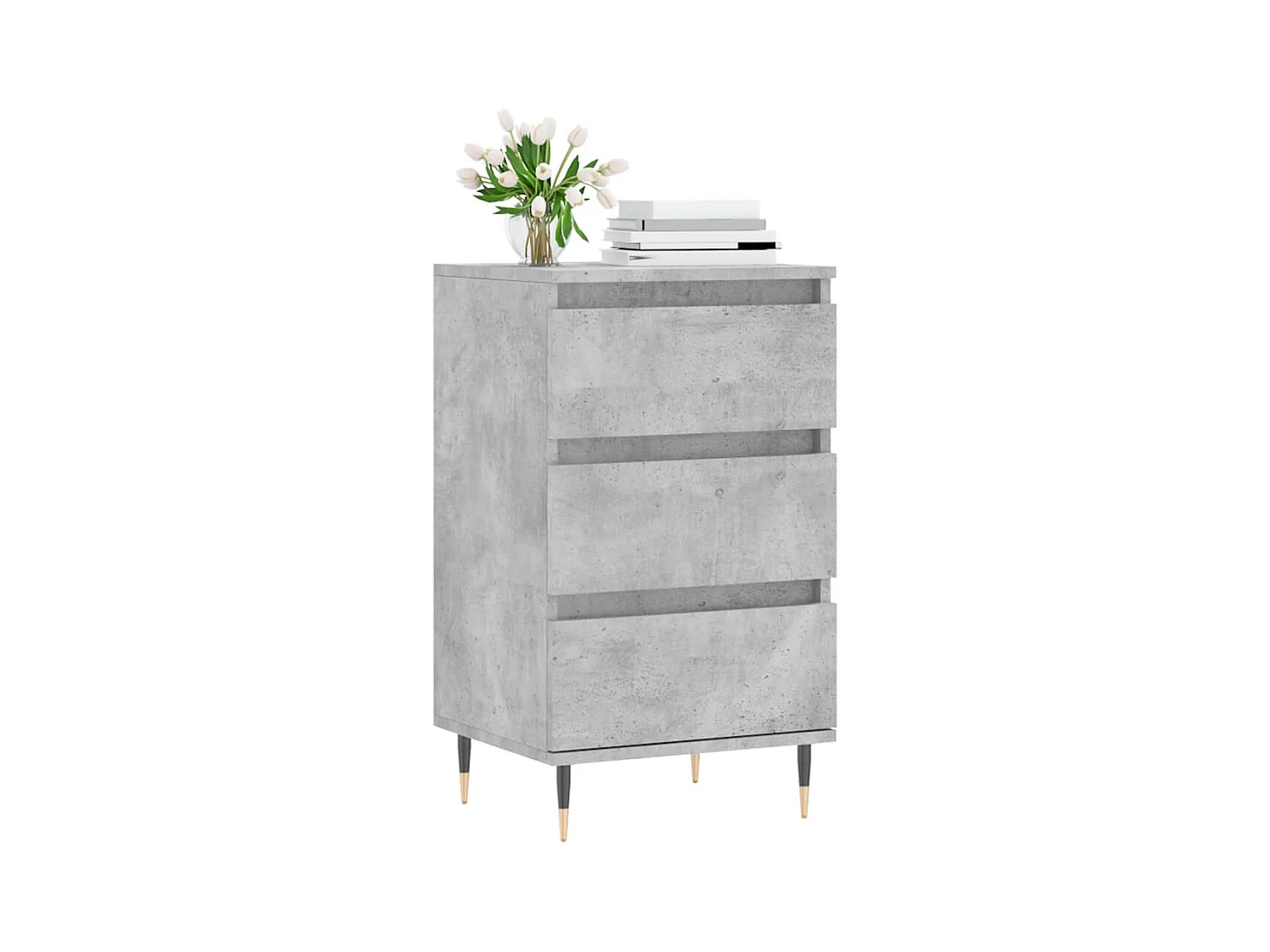 Credenza | Buffet | Armadio Grigio Cemento 40x35x70 cm in Legno Multistrato