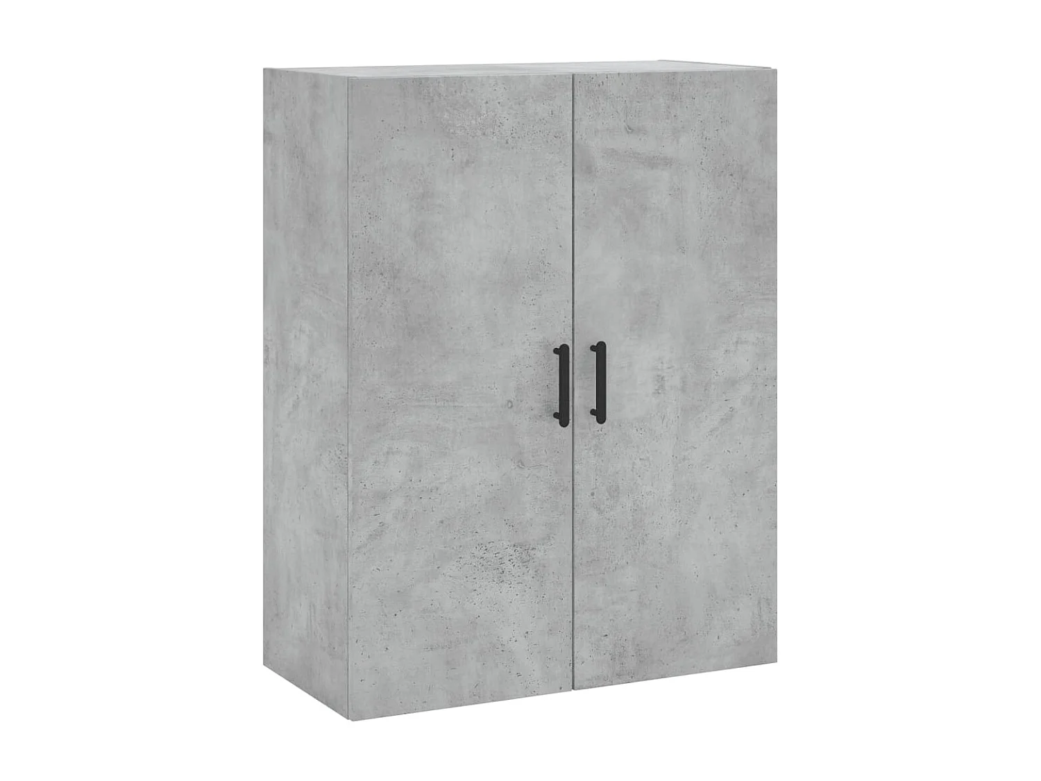Buffet | Bahut | Meuble de rangement haut Gris béton 69,5x34x180 cm Bois d'ingénierie