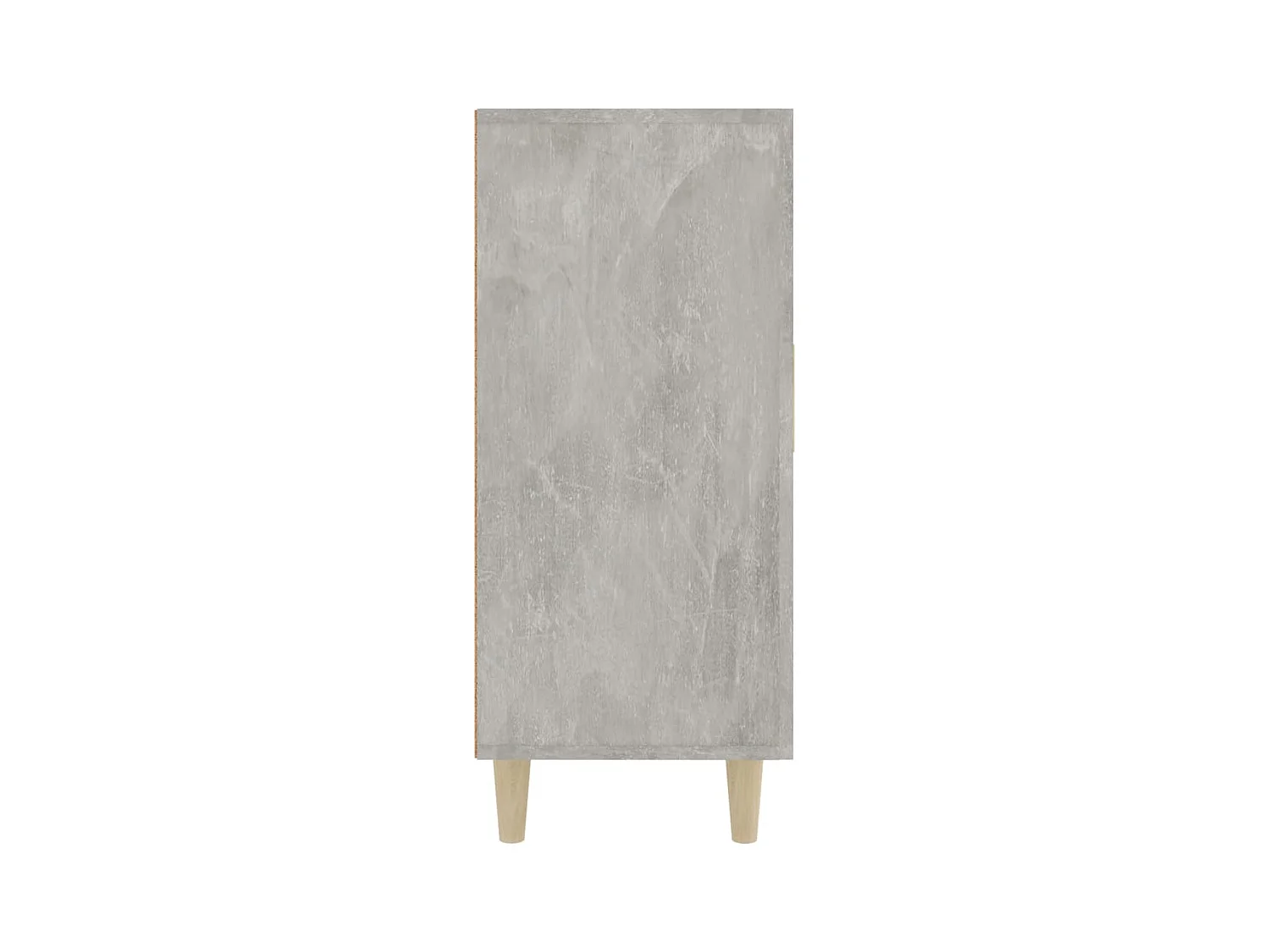 Credenza | Buffet | Armadio Grigio Cemento 90x34x80 cm in Legno Multistrato