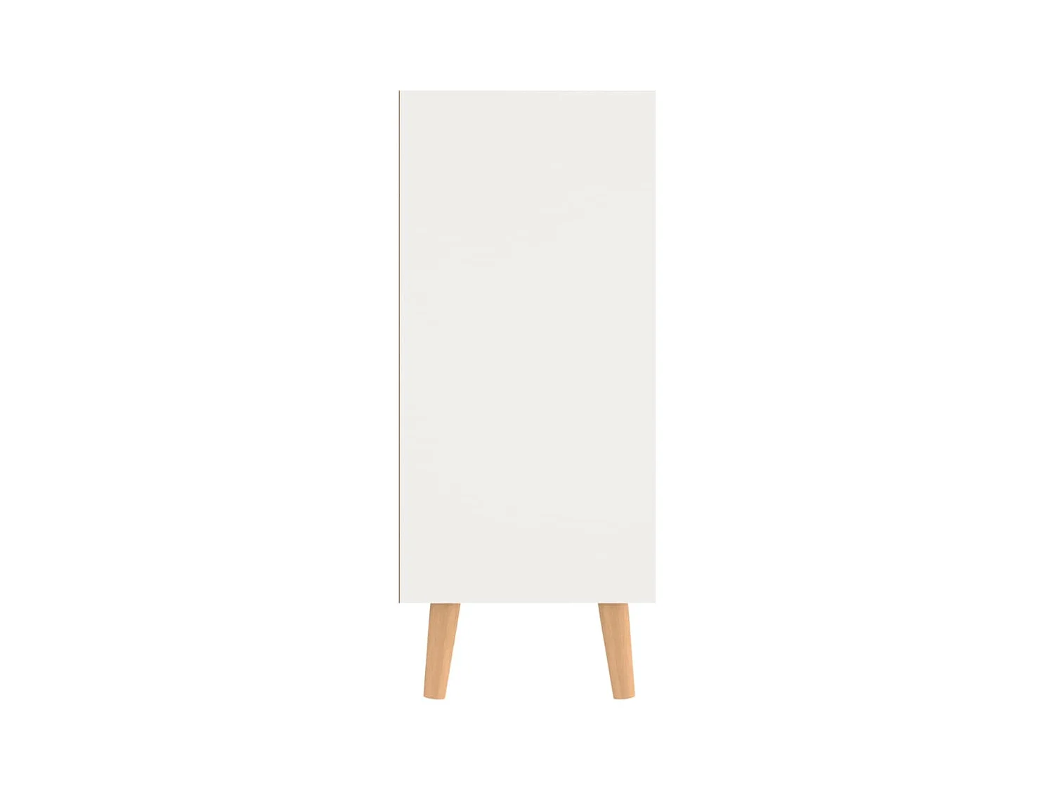 Buffet | Commode à tiroir | Meuble de rangement blanc et chêne sonoma 90x30x72 cm bois d'ingénierie