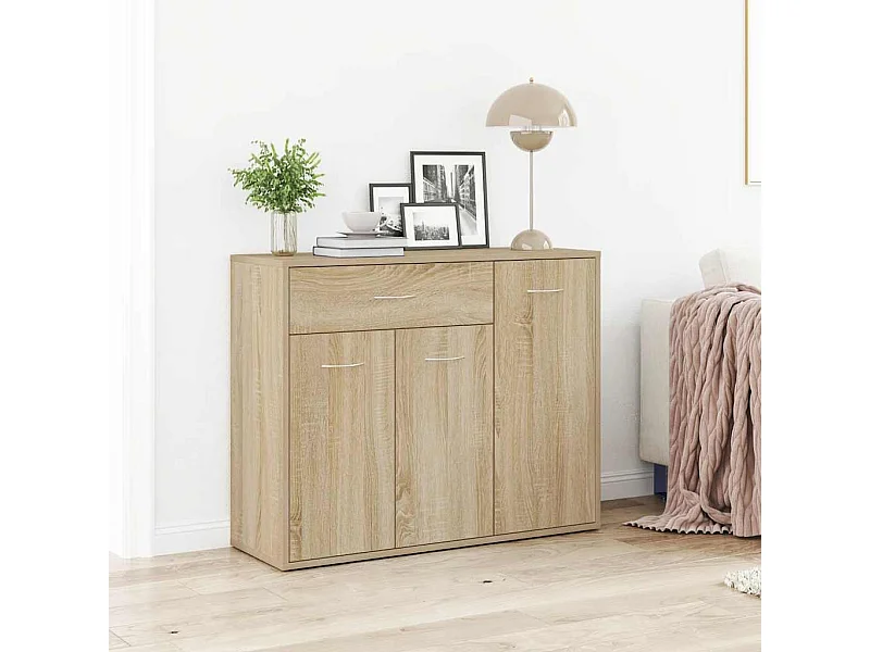 Buffet | Commode à tiroir | Meuble de rangement Chêne sonoma 88x30x70 cm Bois d'ingénierie