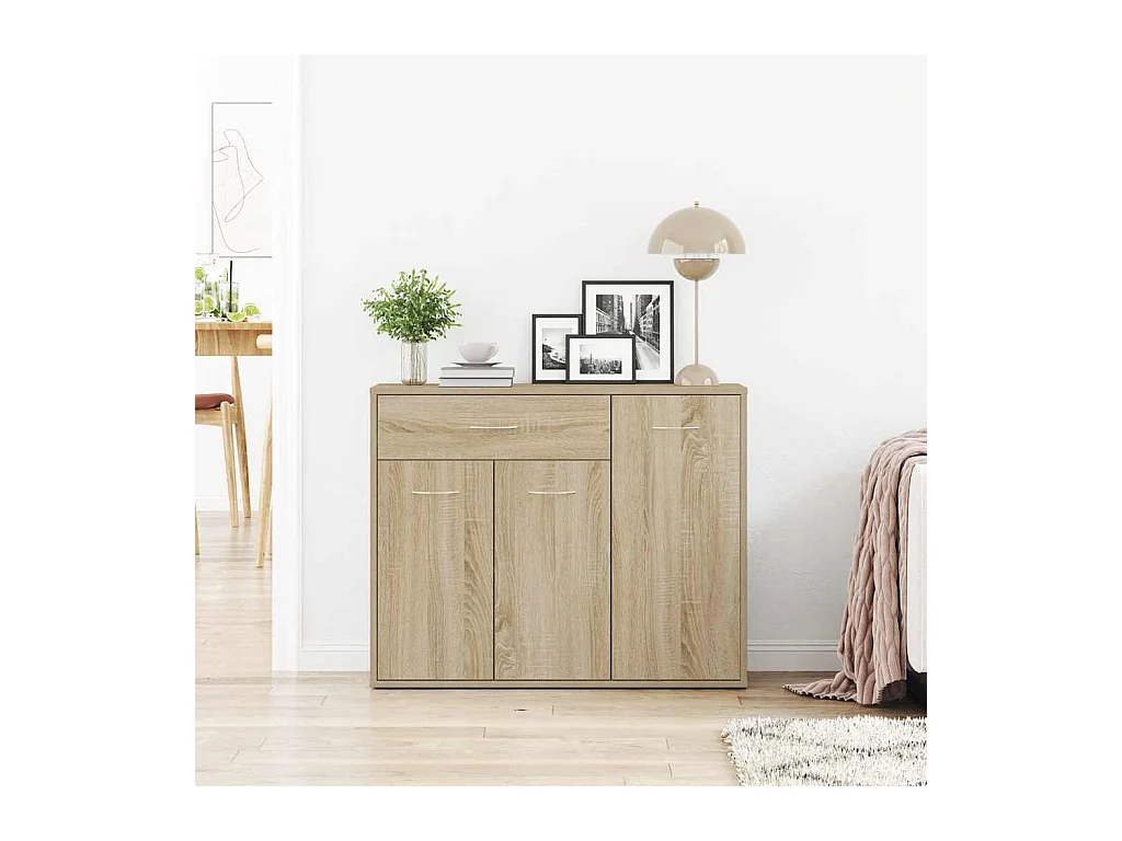 Buffet | Commode à tiroir | Meuble de rangement Chêne sonoma 88x30x70 cm Bois d'ingénierie