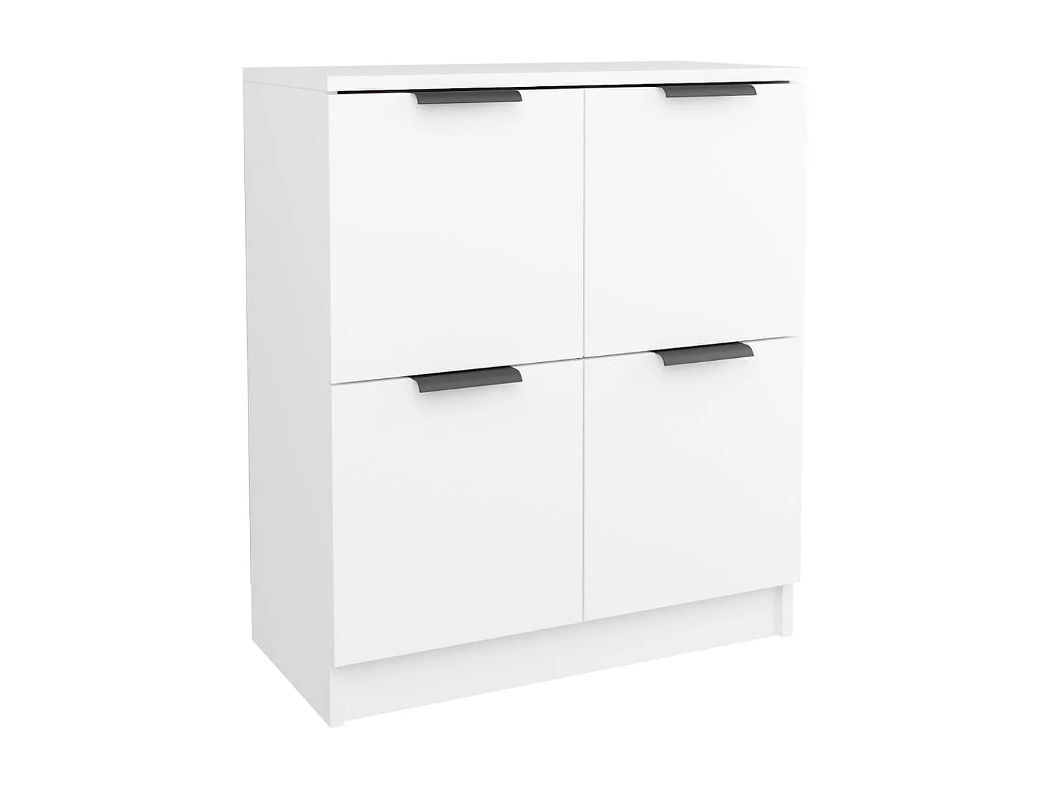 Buffets | Bahuts | Meuble de rangement 2 pcs blanc 60x30x70 cm Bois d'ingénierie