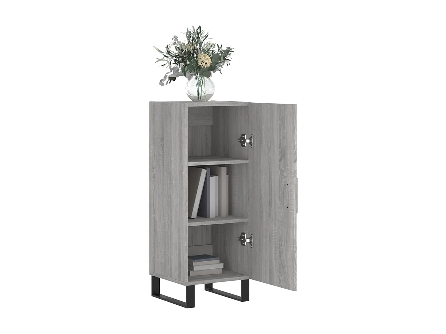 Credenza | Buffet | Armadio Grigio Sonoma 34,5x34x90 cm in Legno Multistrato
