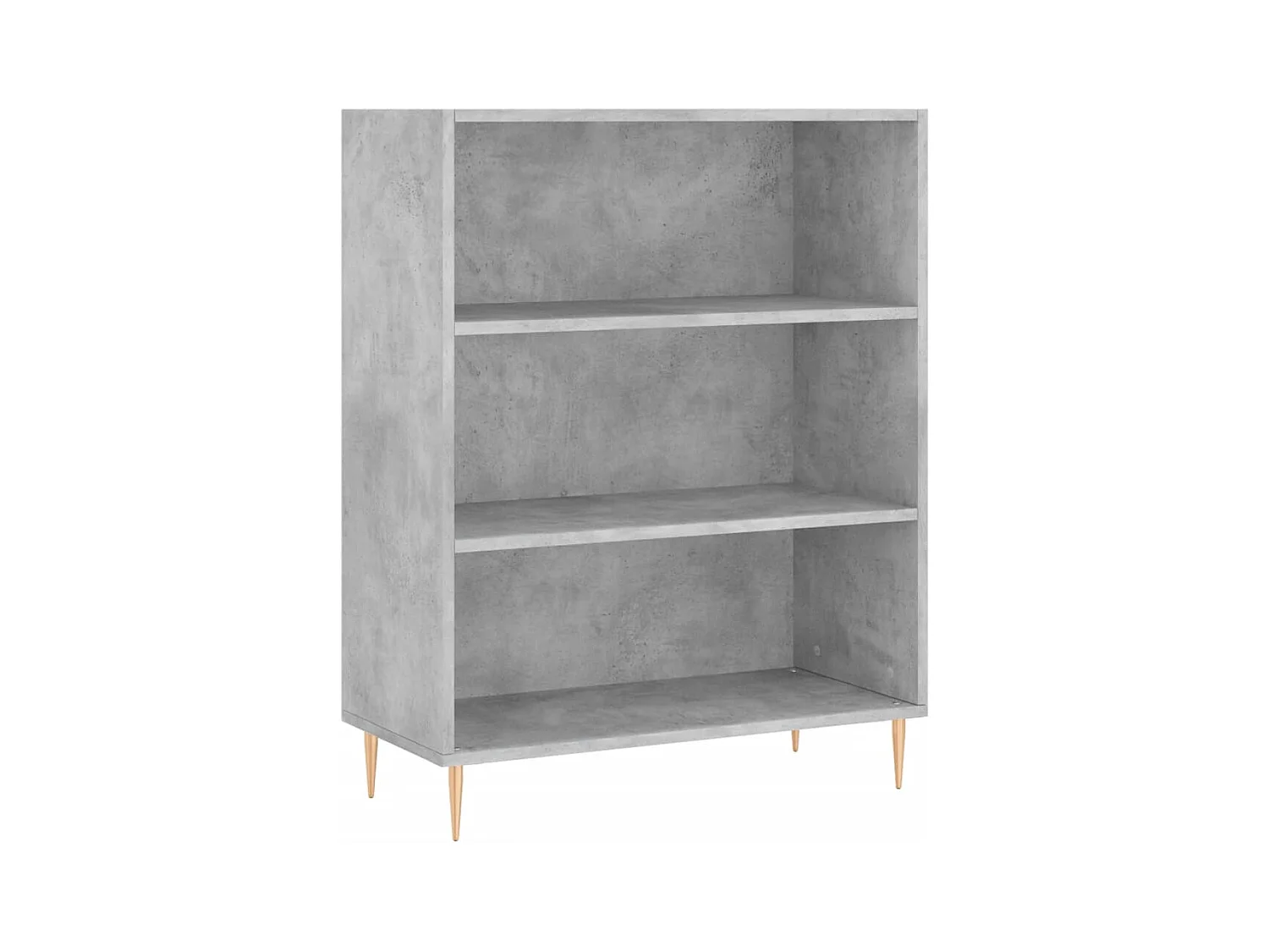 Buffet | Bahut | Meuble de rangement gris béton 69,5x32,5x180 cm bois d'ingénierie