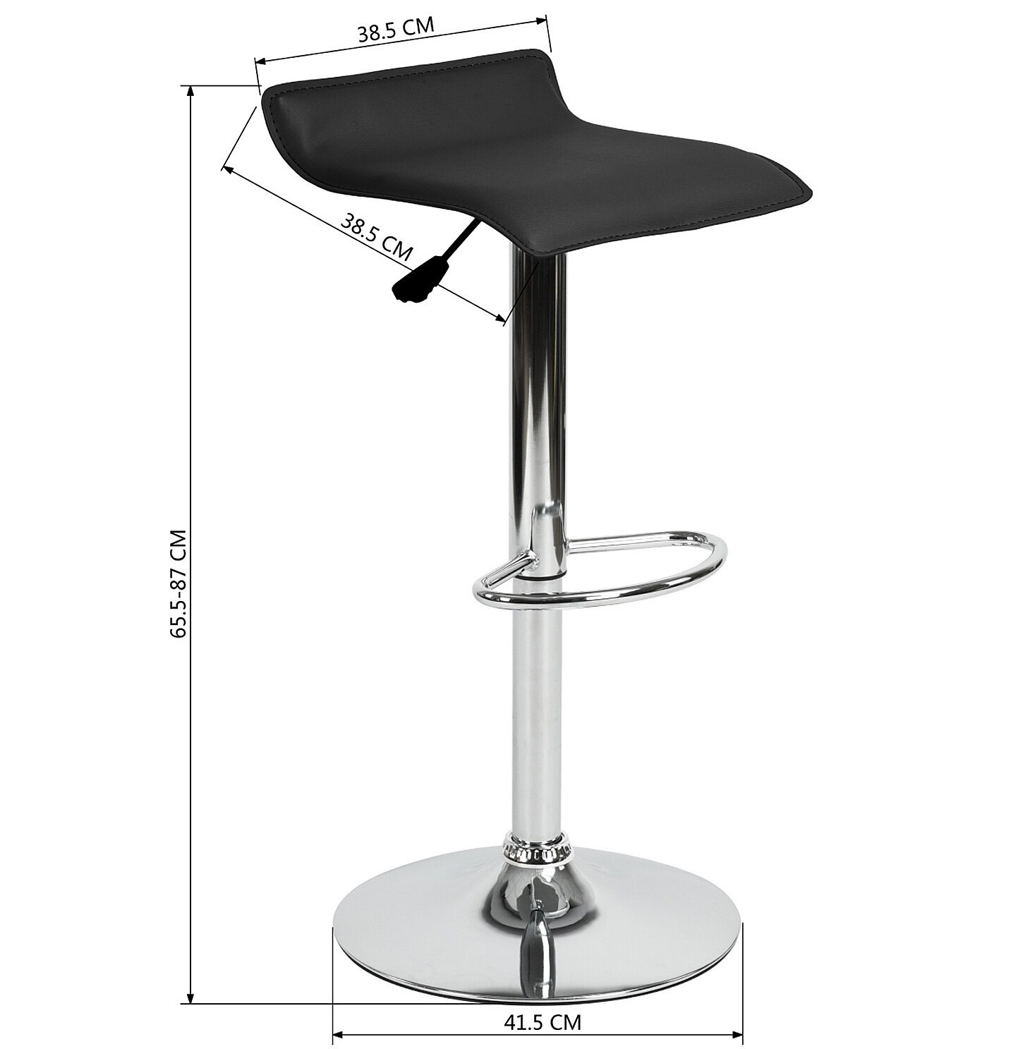 Set 4 Coprisgabelli Rotondi In Pelle PU | Impermeabili, Blu, Diametro 38 Cm Per Cucina E Bar