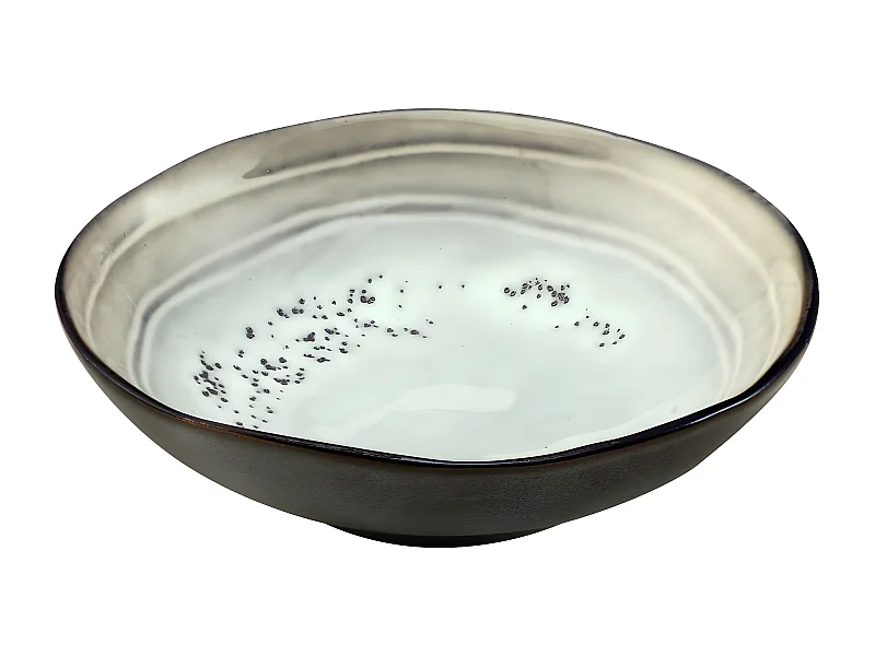 Set aus Kleinen Schälchen Shadow Nacre 12 cm (x6) aus Reaktivem Glasiertem Steingut - Leuchtende Kollektion von Médard de Noblat