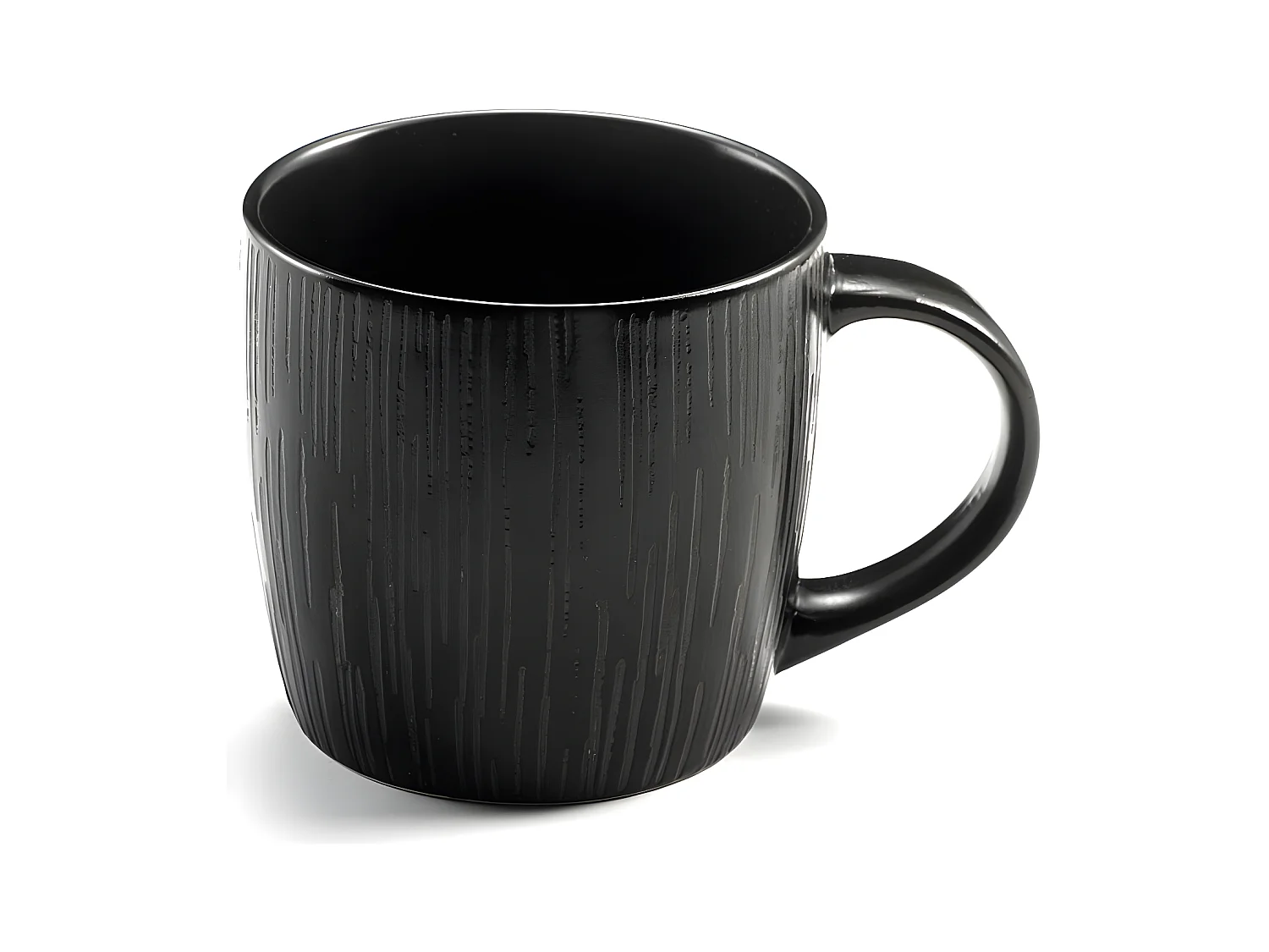 Magma Noir - Tasse café & thé 28 cl (lot de 6)