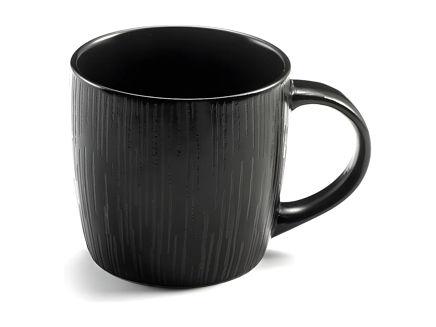 Magma Noir - Tasse café & thé 28 cl (lot de 6)