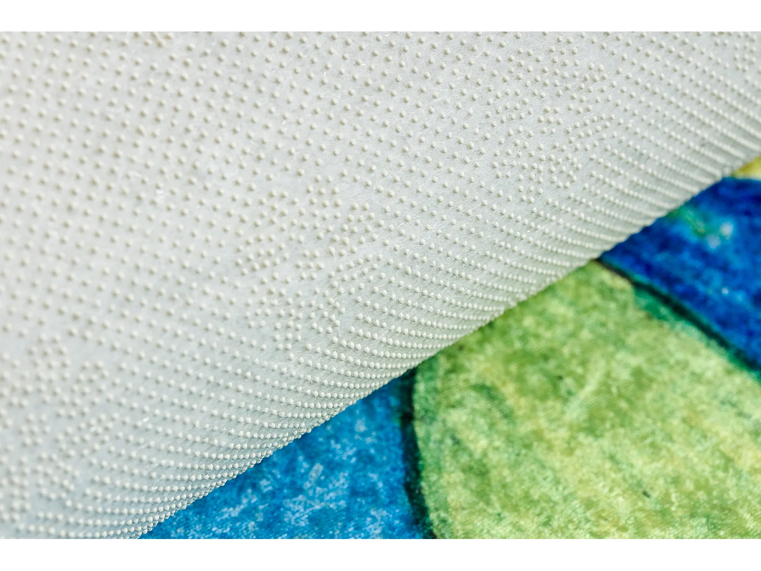 BAMBINO 2265 tapijt wasbaar Ruimte raket voor kinderen antislip - blau 140x190 cm