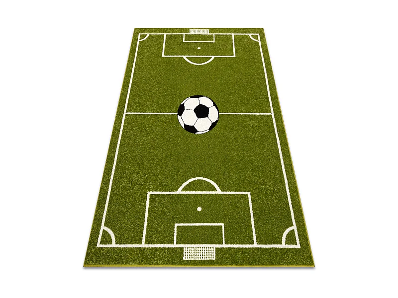 Teppich MUNDIAL Fußballplatz, Fußball - grün 100x200 cm